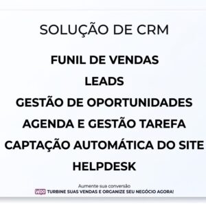 Sistema CRM de Vendas e Atendimento