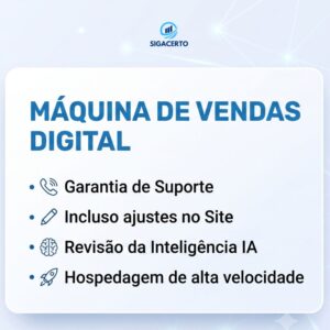 Maquina de Vendas Digital - Sites & CRM & Chatbot