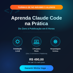 Aprenda todo o ecossistema Claude Code na prática, em 6 horas - em 10-08-2026